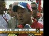 Trabajadores petroleros en Anzoátegui marcharon sin contrati