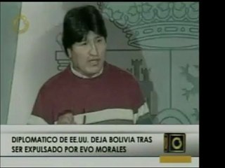 El Presidente boliviano Evo Morales expulsó a un diplomático