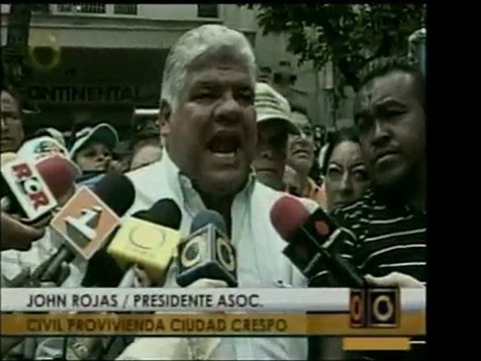 Ayer hubo protestas de aragueños por construcciones pagas pe