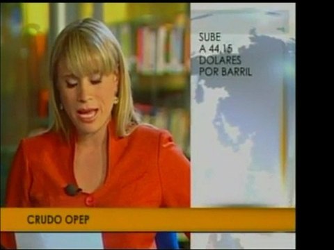 El petróleo de la OPEP subió a 44,15 dólares por barril.