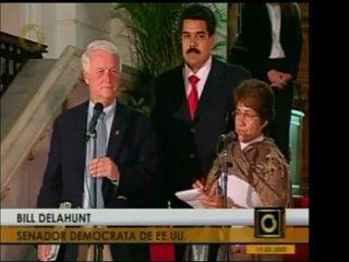 Un senador demócrata de Estados Unidos  visitó al Presidente