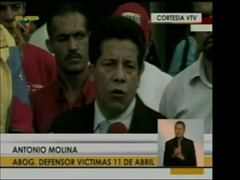 La parte acusadora contra los comisarios Simonovis, Forero,