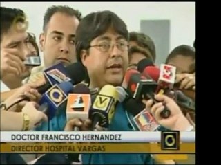 En el Hospital Vargas hay declaraciones contrauestas sobre s