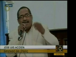Intervención completa del diputado del PSUV, José luis Acost