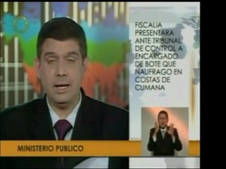 La Fiscalía General citó al encargado de un bote que naufrag