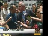 En la Avenida Libertador, Ledezma fue interceptado por polic