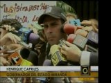 Capriles Radonsky y personas de su gobernación fueron al TSJ