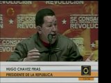 El Presidente Chavez tocó el tema de la gripe porcina, dicie