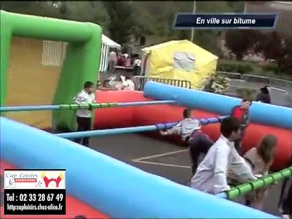Cap Loisirs Animations Baby-foot humain géant