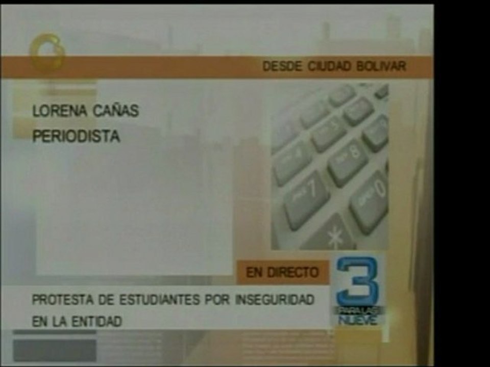 En Ciudad Guayana los estudiantes trancaron arterias viales