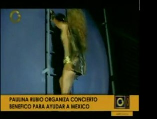 "La chica dorada", Paulina Rubio, organizará un concierto be