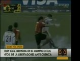 Hoy el Caraca Fútbol club se enfrenta al Cuenca de Ecuador p