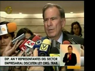 En la AN se reunieron distintos gremios de empresarios y dip