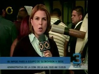 A globovision se le impidió el paso de su señal al edif. de