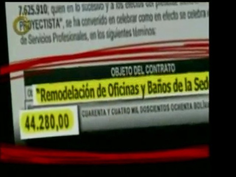 Entre las irregularidades denunciadas en la administración d