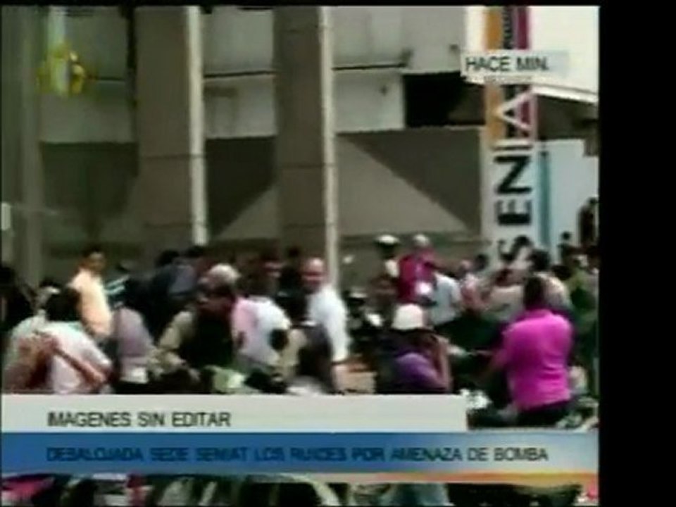 Hay una amenaza de bomba en el edificio del SENIAT en Los Ru