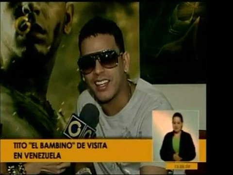 El cantante de reggaeton Tito el Bambino vino a Caracas a pr