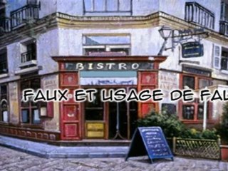 Brève de comptoir-  Faux et usage de faux