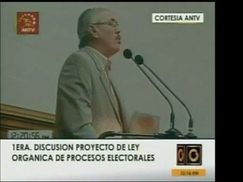 Intervencion del dip. Ismael García en la AN, cuando Podemos