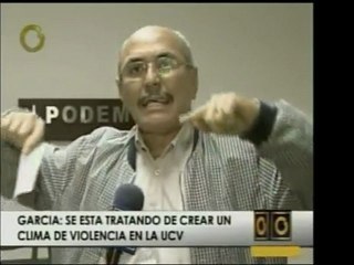 EL diputado Ismael García denuncia planes contra la UCV y Gl