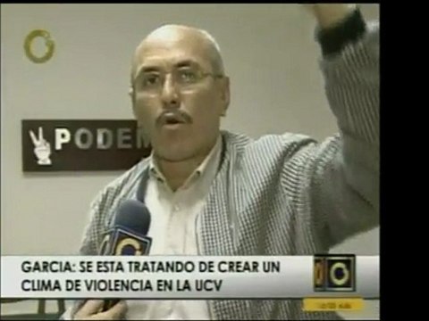 EL diputado Ismael García denuncia planes contra la UCV y Gl