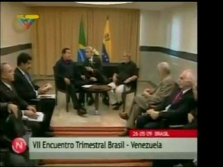 El Presidente Chavez llegó hoy a Brasil en espera de reunirs