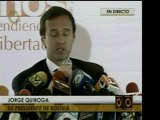 El ex Pdte. boliviano Quiroga denunció que la injerencia es