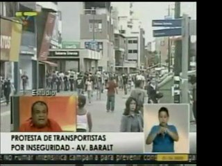 En la Av. Baralt hubo una protesta de vecinos por la insegur