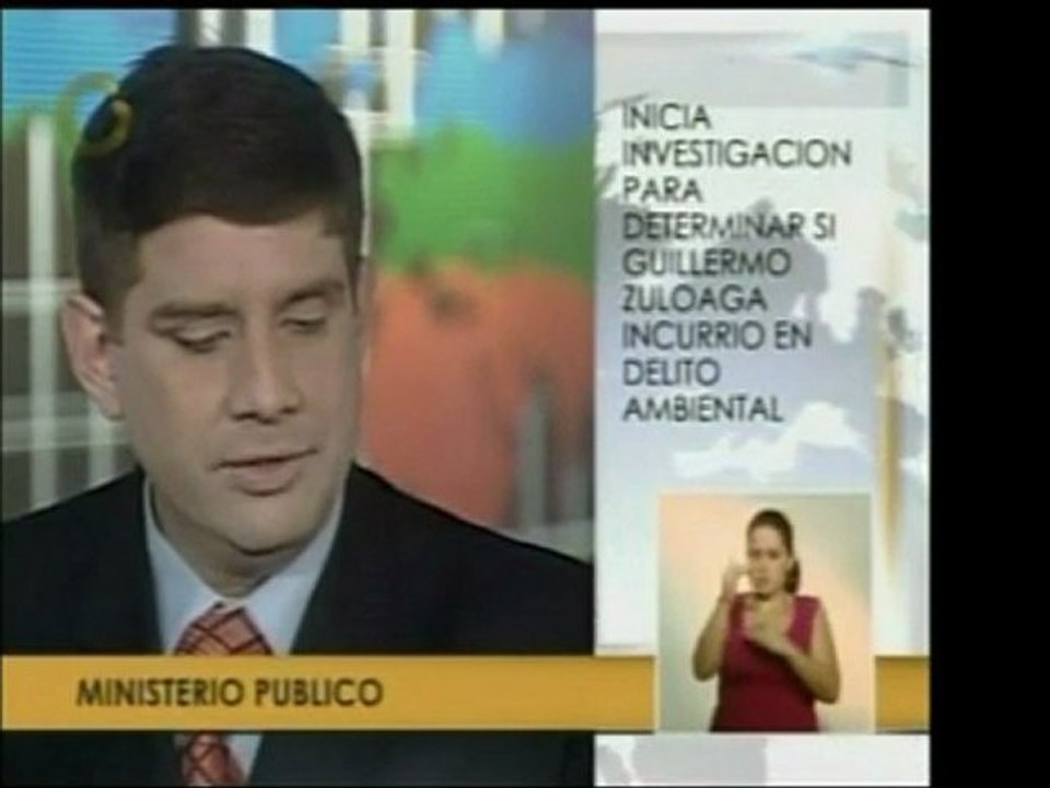 El Ministerio Público investigará a Guillermo Zuloaga por la