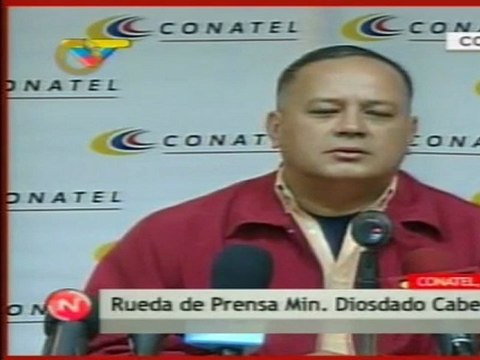 Diosdado Cabello: Gobierno controlará televisoras por telev