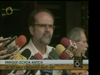 Enrique Ochoa Antich, de UNT, denunció delitos de peculado e
