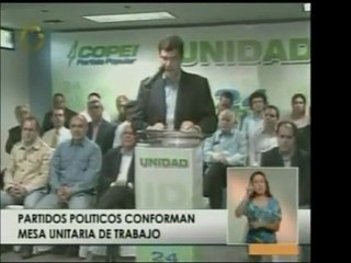 Una nueva unión de partios de oposición se anunció en la sed