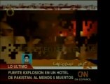 Última hora: hombres armados irrumpieron en un hotel pakista