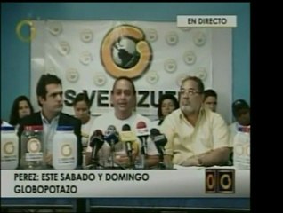 Oscar Perez actúa como vocer par dar detalles de cómo se rea