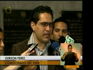 Gerson Pérez del PSUV acudió al TSJ a solicitar un antejuici