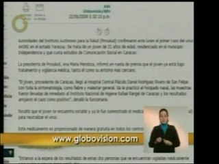 Se detectó el primer caso de gripe AH1N1 en Yaracuy. Se estu