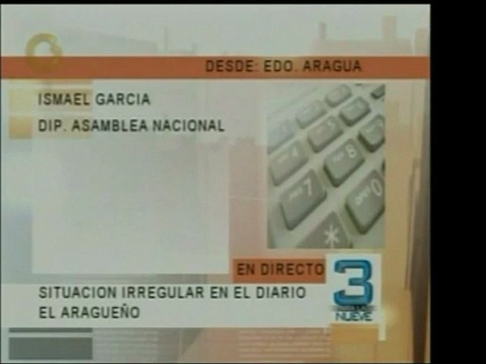 Ismael García acusó a Rafael Isea de acosar y apoderarse med