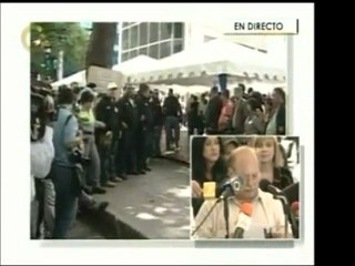 Los huelguistas de hambre en la OEA  empiezan a salir. Insul