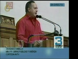Segmento del discurso de Diosdado Cabello diciendo que si la