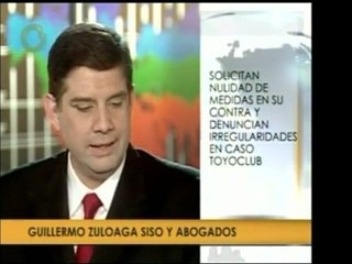 Guillermo Zuloaga solicitó la nulidad de los procedimientos