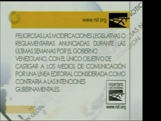 Reporteros sin Fronteras deploró el cambio de la legislación