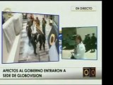 Seguidores de Lina Ron entraron armados a globovision, somet