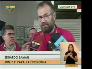 El Min. Eduardo Samán requirió que los productores de café j