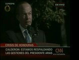 Discurso del presidente mexicano, Felipe Calderón, recibiend