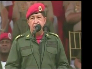 El Presidente Chavez culpó al Imperio norteamericano del gol
