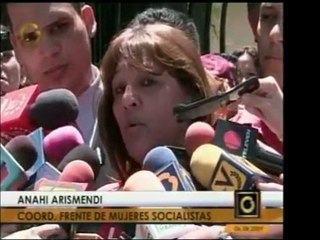 El Frente de Mujeres Socialistas apoyó las acciones de CONAT