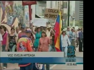 Una caminata se dirige a la AN en contra del proyecto de Ley