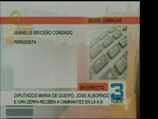 Los diputados María de Queipo y José Albornoz recibieron la