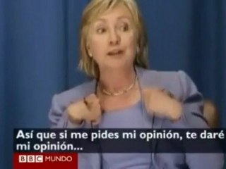 El enfado de Hillary Clinton, Secretaria de Estado de Estado