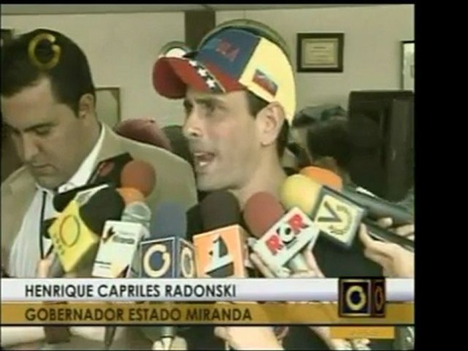 El gob. Henrique Capriles considera válido protestar por las